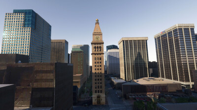 SamScene3D Denver Modern City - Microsoft Flight Simulator screenshot