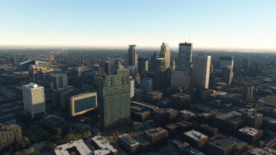 SamScene3D Minneapolis Modern City - Microsoft Flight Simulator screenshot