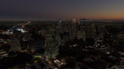 SamScene3D Minneapolis Modern City - Microsoft Flight Simulator screenshot