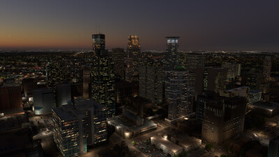 SamScene3D Minneapolis Modern City - Microsoft Flight Simulator screenshot
