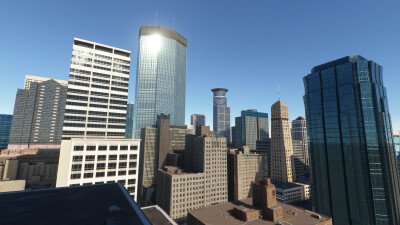 SamScene3D Minneapolis Modern City - Microsoft Flight Simulator screenshot