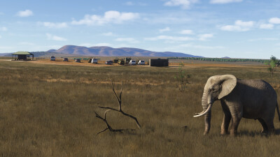 SamScene3D Nairobi Sightseeing City and Safari - Microsoft Flight Simulator 2024 screenshot