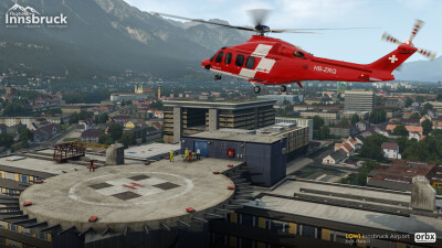LOWI Innsbruck Airport - X-Plane 11 screenshot