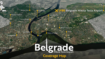LYBE Belgrade Nikola Tesla Airport screenshot
