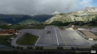 LFLJ Courchevel Airport - X-Plane 11 screenshot