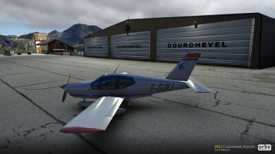 LFLJ Courchevel Airport - X-Plane 11 screenshot