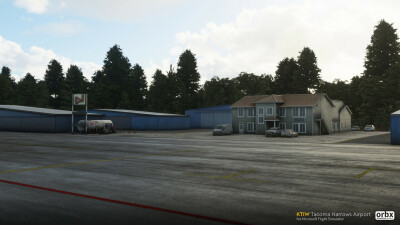 KTIW Tacoma Narrows Airport - Microsoft Flight Simulator screenshot