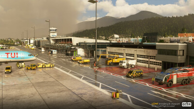 LOWI Innsbruck Airport - Microsoft Flight Simulator screenshot