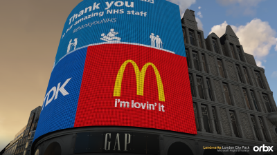 Landmarks London City Pack - Microsoft Flight Simulator screenshot