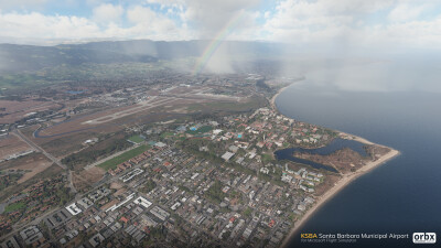 KSBA Santa Barbara Municipal Airport - Microsoft Flight Simulator screenshot