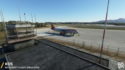 LGKO Kos International Airport - Microsoft Flight Simulator screenshot