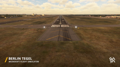 EDDT Berlin-Tegel Airport - Microsoft Flight Simulator screenshot