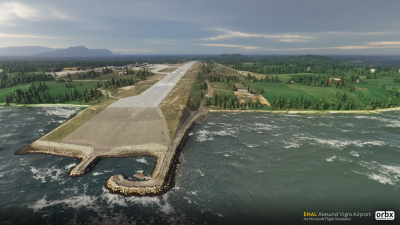 ENAL Alesund Vigra Airport - Microsoft Flight Simulator screenshot
