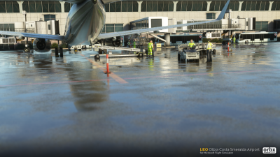 LIEO Olbia Costa Smeralda Airport - Microsoft Flight Simulator screenshot