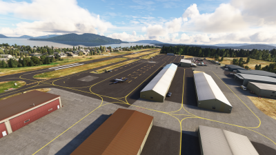 74S Anacortes Airport - Microsoft Flight Simulator screenshot