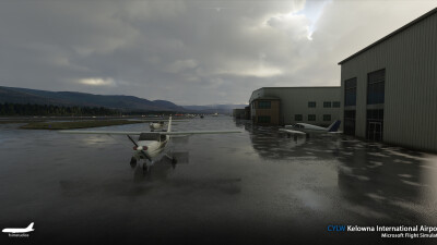 CYLW Kelowna International Airport - Microsoft Flight Simulator screenshot