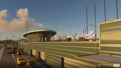 LOWG Graz Airport - Microsoft Flight Simulator screenshot