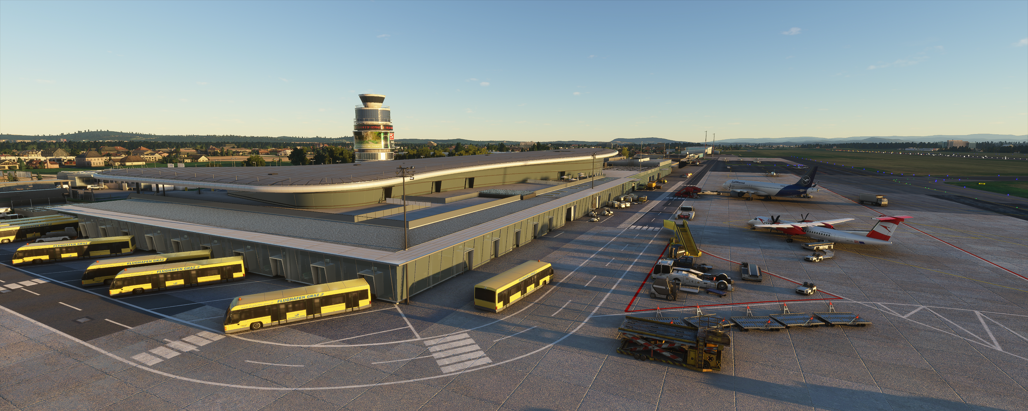 LOWG Graz Airport - Microsoft Flight Simulator