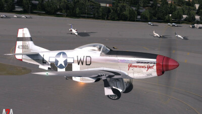 A2A P-51D Civilian (for P3D Professional) screenshot