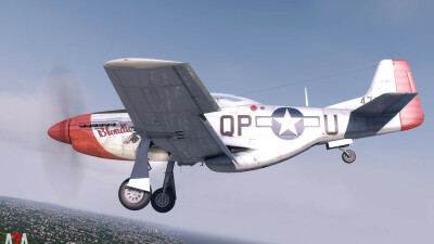 A2A P-51D Military (P3D Professional) screenshot