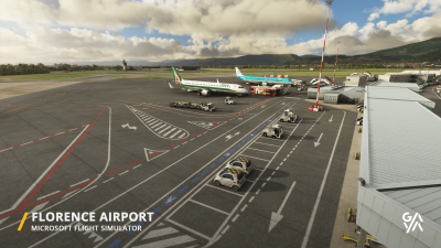 LIRQ Florence Airport - Microsoft Flight Simulator screenshot