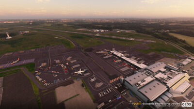 EGNT Newcastle Airport - Microsoft Flight Simulator screenshot