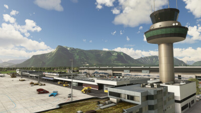 LOWS Salzburg Airport - Microsoft Flight Simulator screenshot