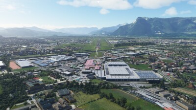 LOWS Salzburg Airport - Microsoft Flight Simulator screenshot