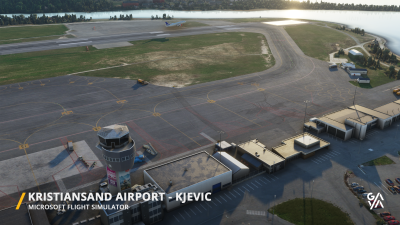 ENCN Kristiansand Airport - Microsoft Flight Simulator screenshot