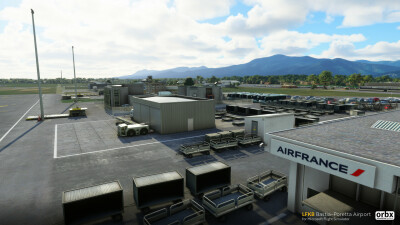 LFKB Bastia-Poretta Airport - Microsoft Flight Simulator screenshot