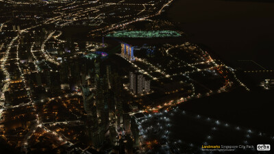 Landmarks Singapore City Pack - Microsoft Flight Simulator screenshot