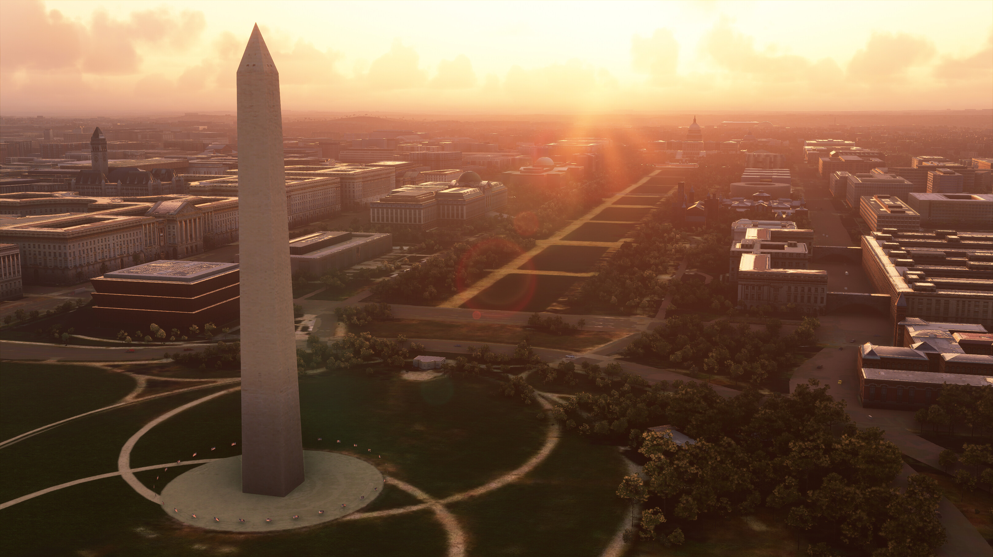 Landmarks Washington - Microsoft Flight Simulator