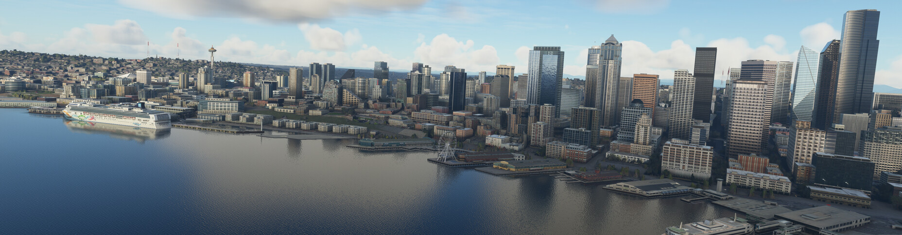 Landmarks Seattle - Microsoft Flight Simulator