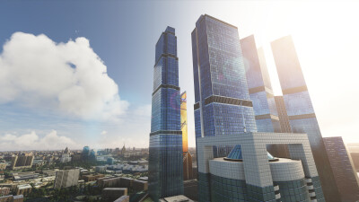Landmarks Moscow - Microsoft Flight Simulator screenshot