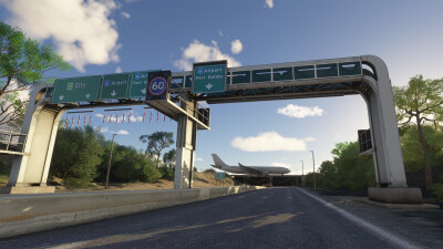 YSSY Sydney International Airport - Microsoft Flight Simulator screenshot
