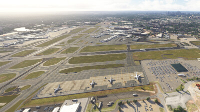 YSSY Sydney International Airport - Microsoft Flight Simulator screenshot