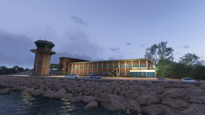 YSSY Sydney International Airport - Microsoft Flight Simulator screenshot