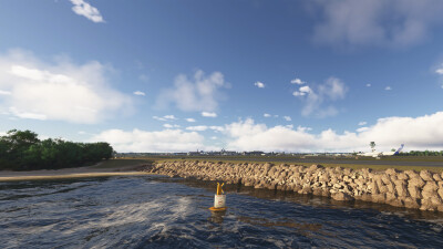 YSSY Sydney International Airport - Microsoft Flight Simulator screenshot