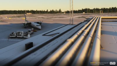 ENTO Sandefjord Airport - Microsoft Flight Simulator screenshot