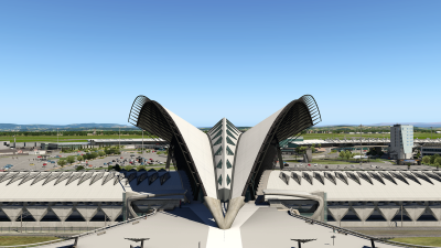 LFLL Lyon–Saint-Exupéry Airport - X-Plane 11 screenshot