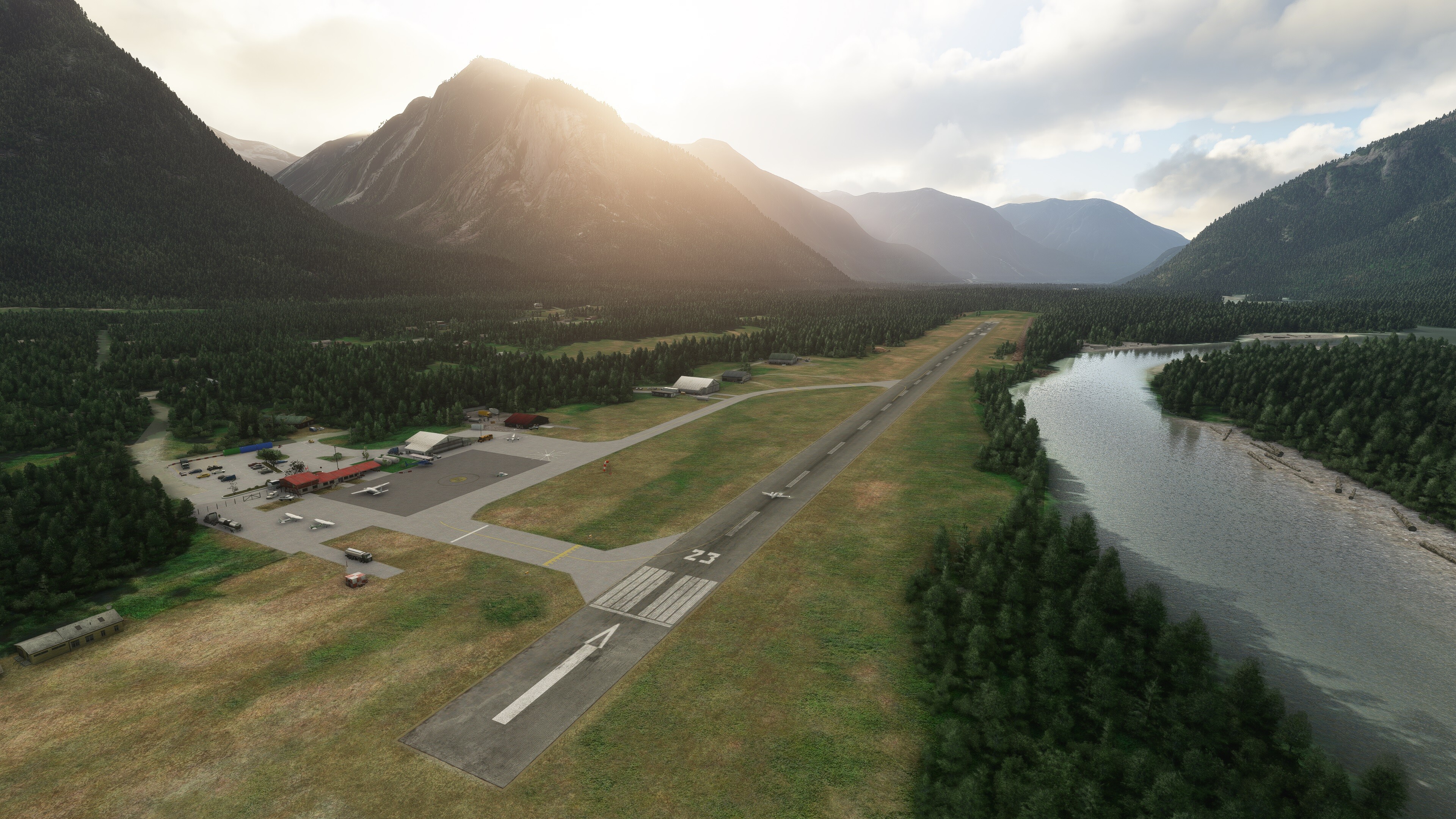 CYBD Bella Coola Airport - Microsoft Flight Simulator