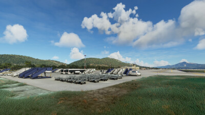 LGSM Samos International Airport - Microsoft Flight Simulator screenshot