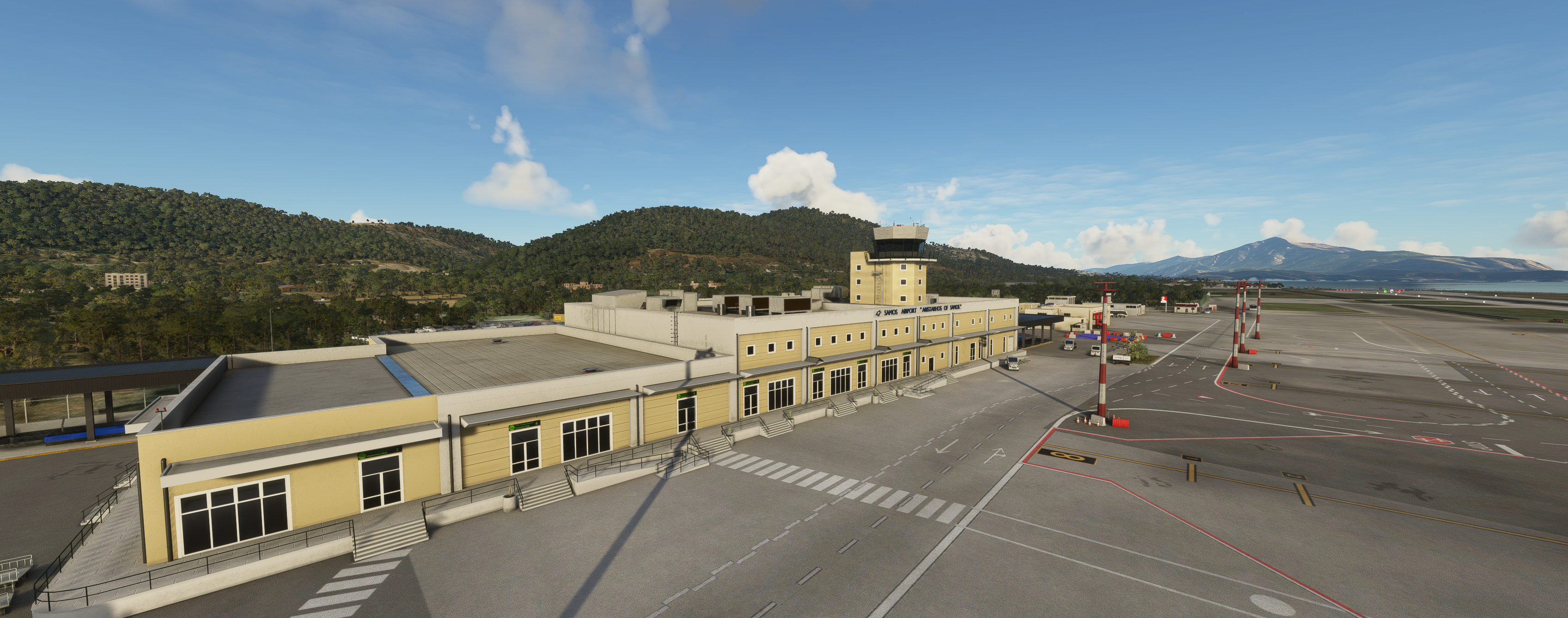LGSM Samos International Airport - Microsoft Flight Simulator