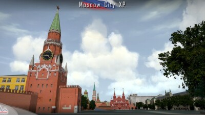 Landmarks Moscow City - X-Plane 11 screenshot