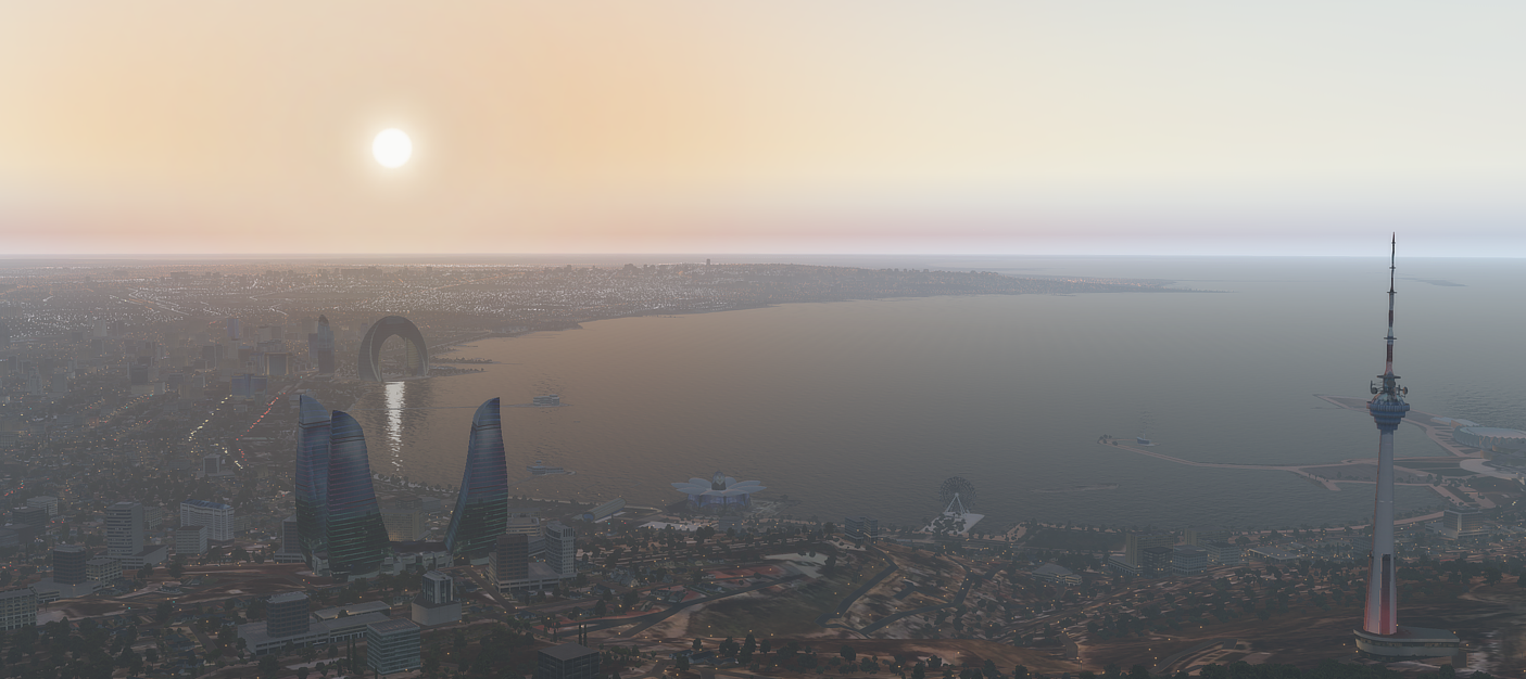 UBBB Heydar Aliyev International Airport - X-Plane 11 - Orbx
