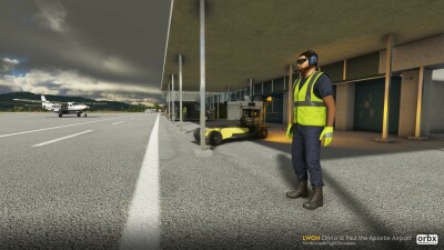 LWOH Ohrid St Paul the Apostle Airport - Microsoft Flight Simulator screenshot
