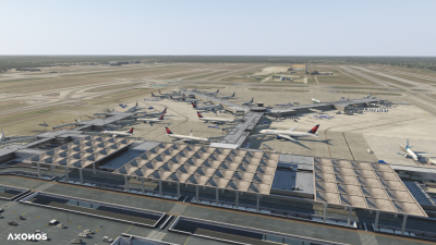KMEM Memphis International Airport - X-Plane 11 screenshot