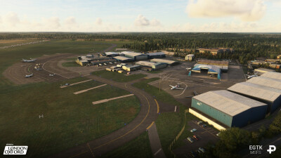 EGTK London Oxford Airport - Microsoft Flight Simulator screenshot