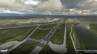 CYVR Vancouver International Airport - Microsoft Flight Simulator screenshot