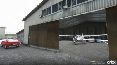 LSZS Samedan Airport - Microsoft Flight Simulator screenshot